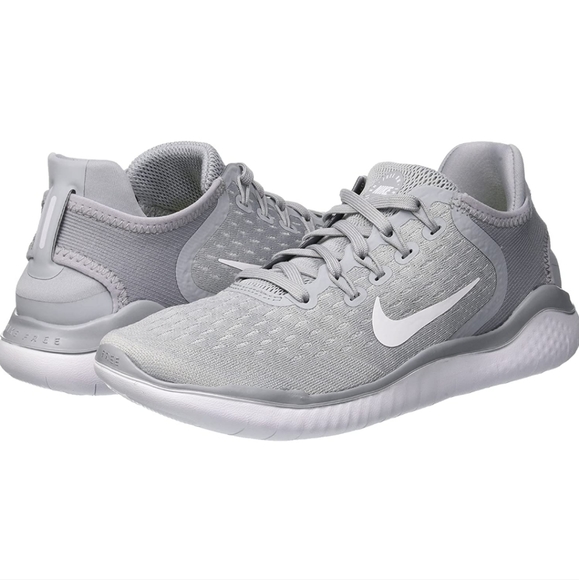 Nike Wmns Free RN 2018 - NWOB - Sz 12 Wolf Grey - Picture 3 of 12